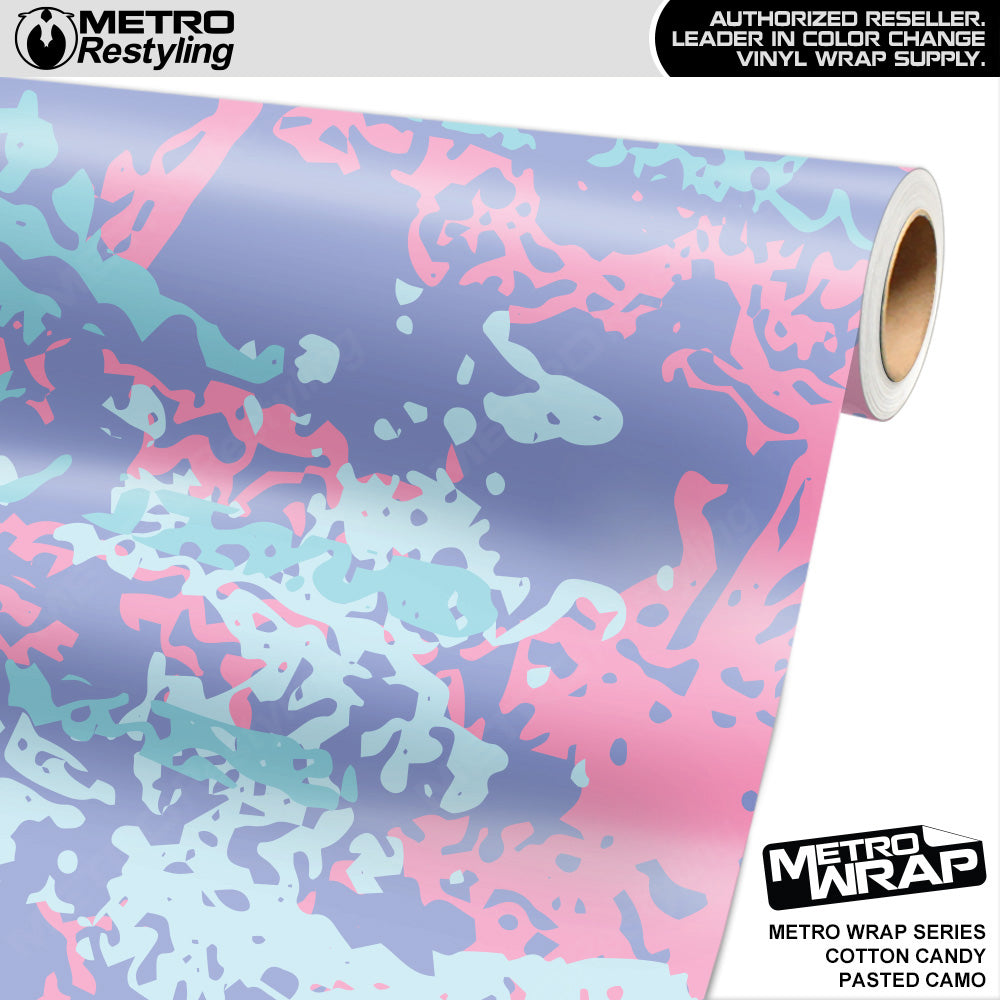 Metro Wrap Pasted Cotton Candy Camouflage Vinyl Film