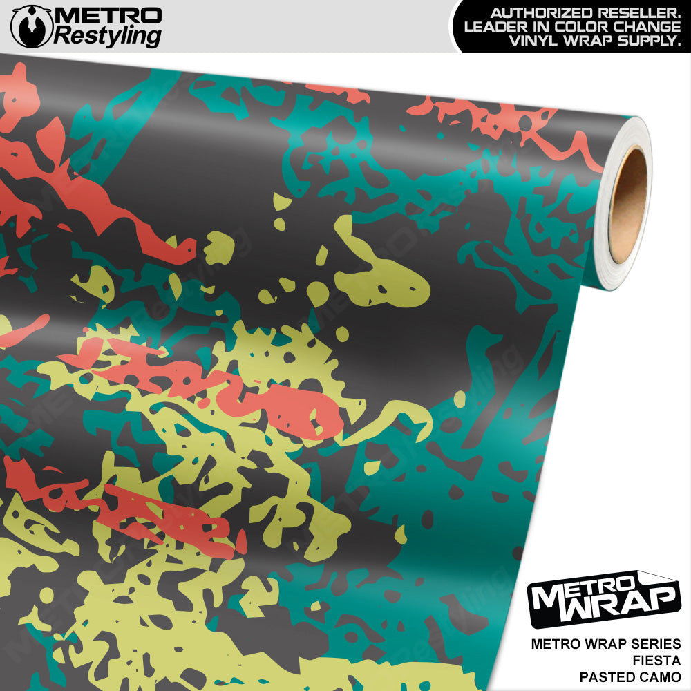 Metro Wrap Pasted Fiesta Camouflage Vinyl Film