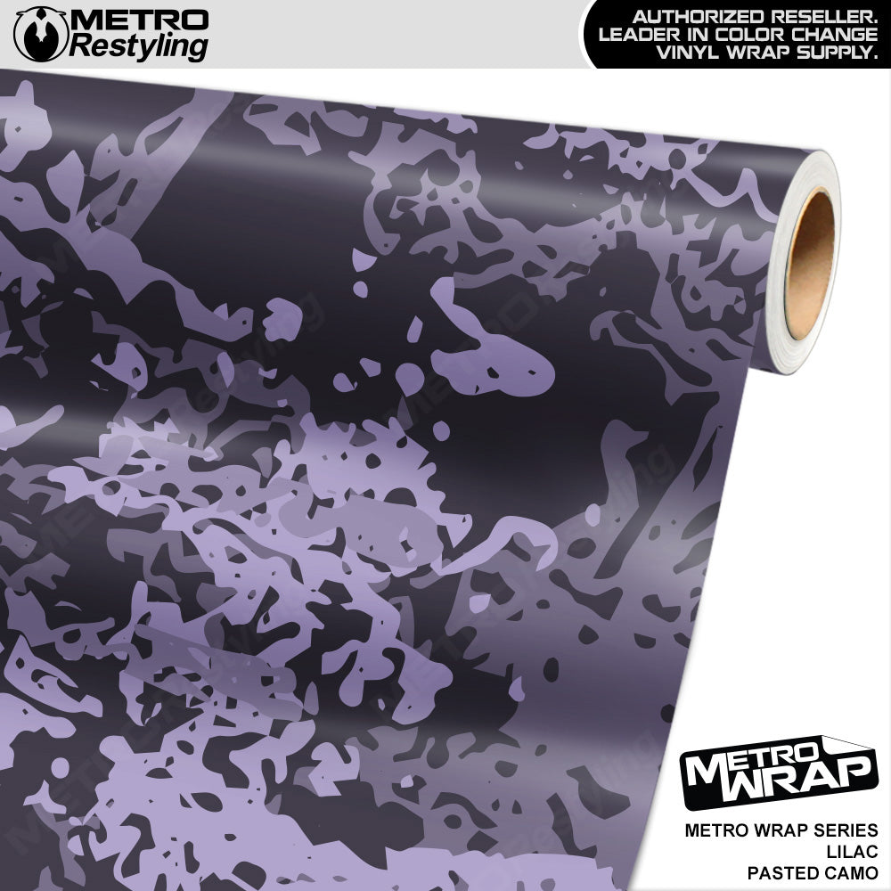 Metro Wrap Pasted Lilac Camouflage Vinyl Film