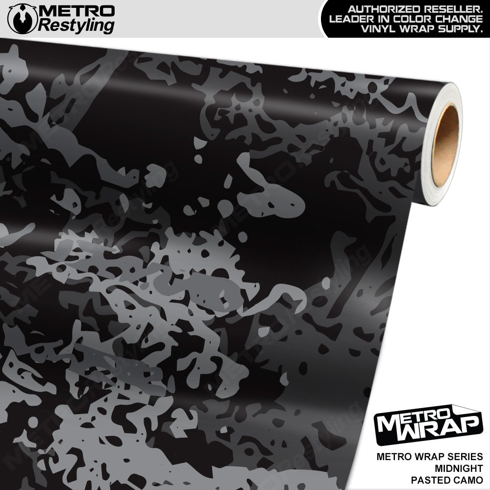 Metro Wrap Pasted Midnight Camouflage Vinyl Film
