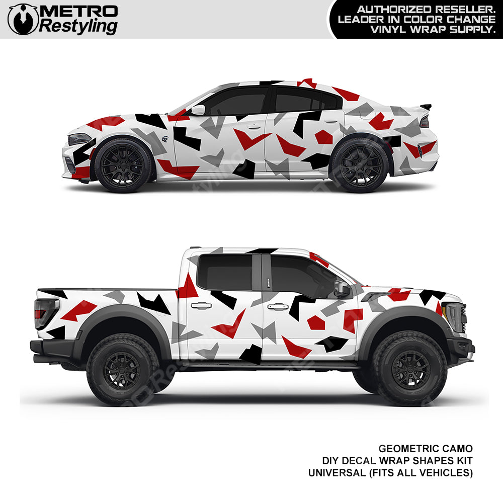 Geometric Camouflage Wrap Shapes DIY Kit