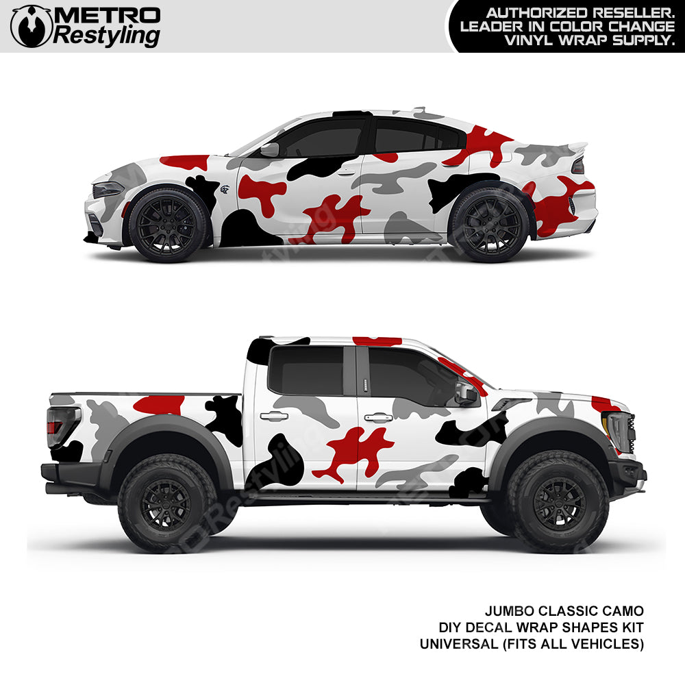 Jumbo Camouflage Wrap Shapes DIY Kit