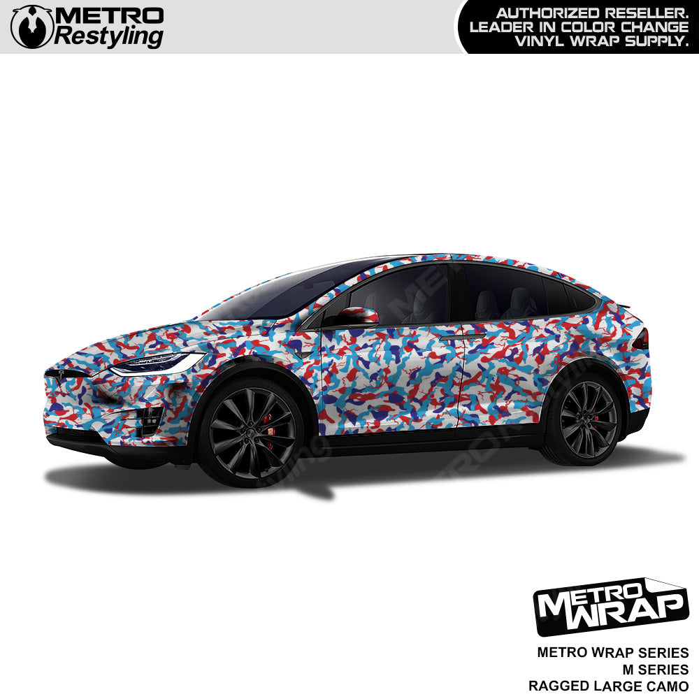 Metro Wrap Large Ragged M Series Camouflage Vinyl Film