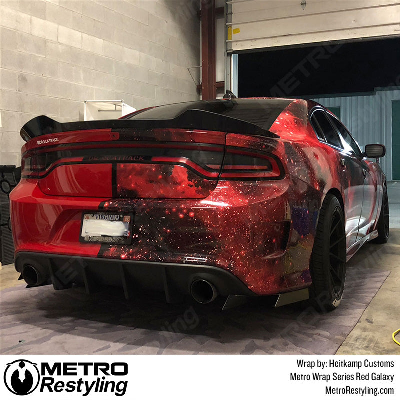 Metro Wrap Red Galaxy