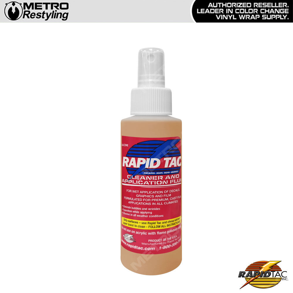  Rapid TAC II Application Fluid for Vinyl Wraps Decals Stickers  4oz Sprayer : Automotive