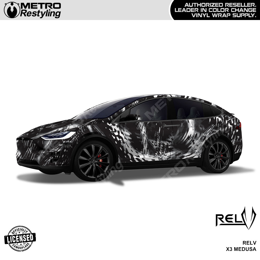 RELV X3 Medusa Camouflage Car Wrap