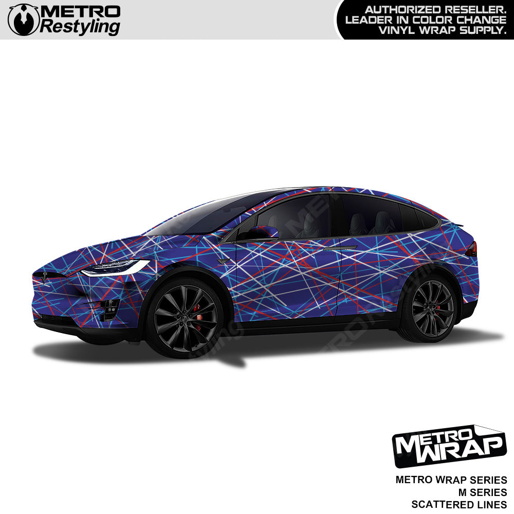 Metro Wrap Scattered Lines M Series Vinyl Film