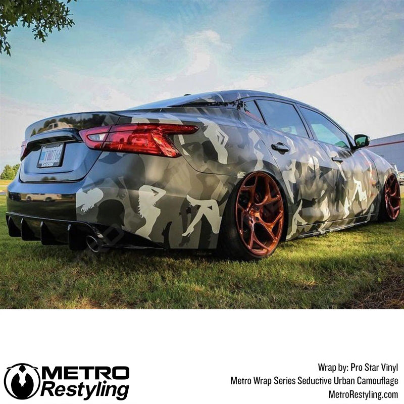 Metro Wrap Seductive Urban Camouflage car wrap