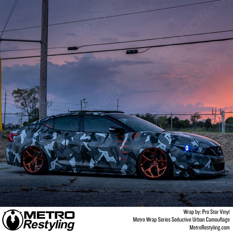 Metro Wrap Seductive Urban Camouflage car wrap