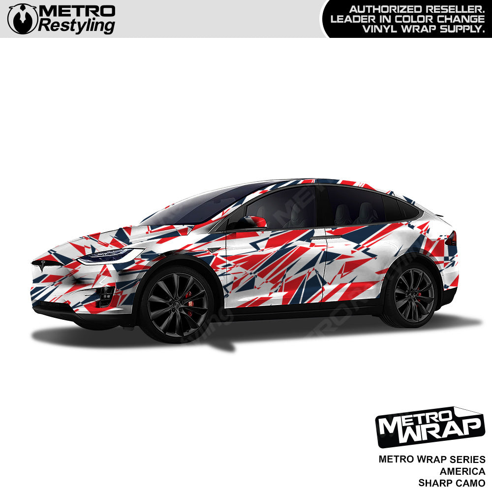 Metro Wrap Sharp America Camouflage Vinyl Film