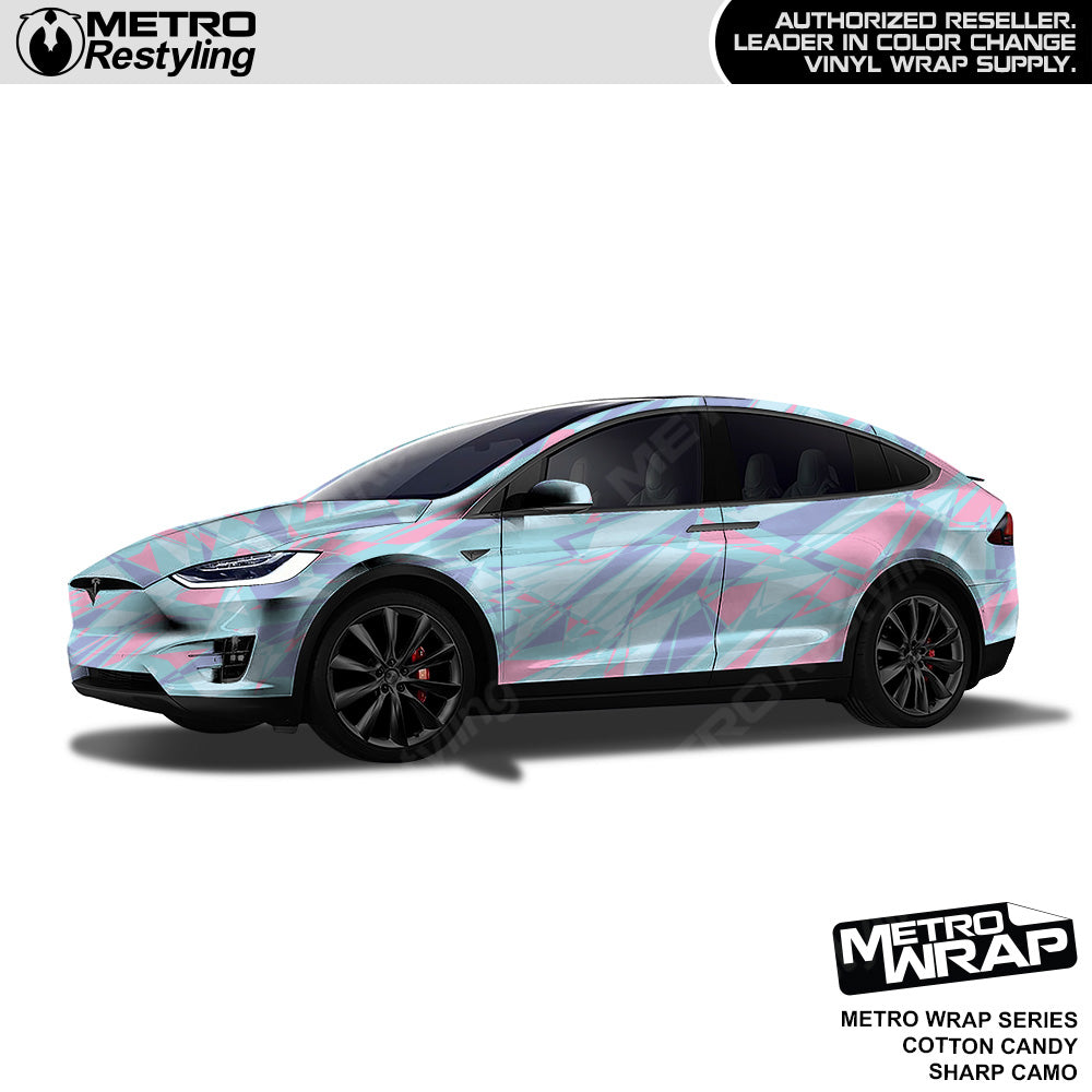 Metro Wrap Sharp Cotton Candy Camouflage Vinyl Film