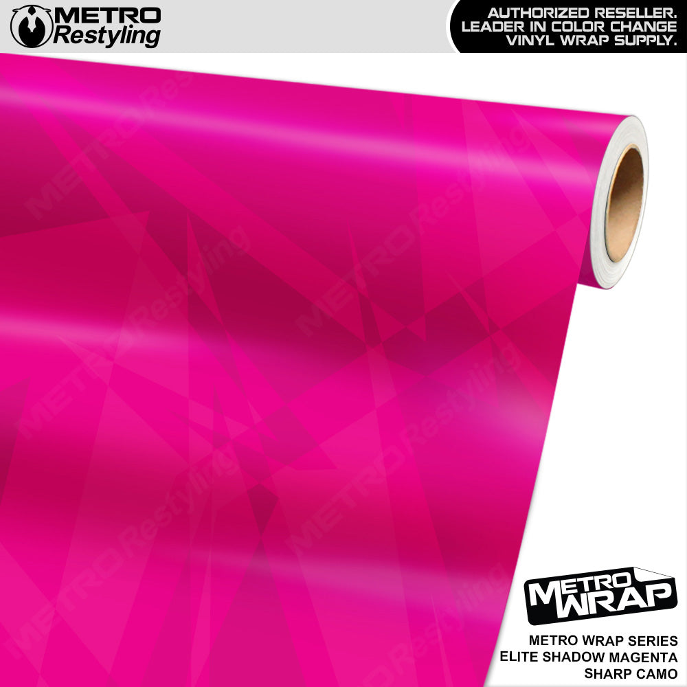 Metro Wrap Sharp Elite Shadow Magenta Camouflage Vinyl Film
