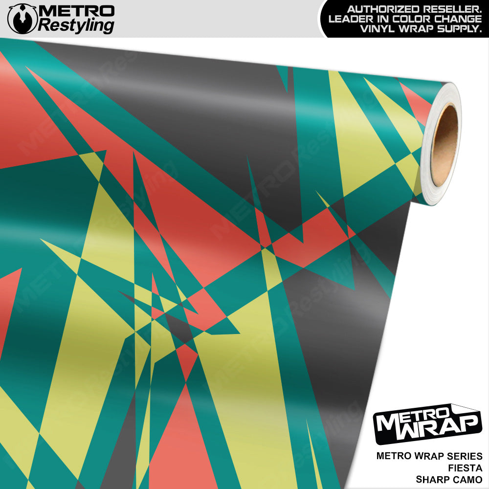 Metro Wrap Sharp Fiesta Camouflage Vinyl Film