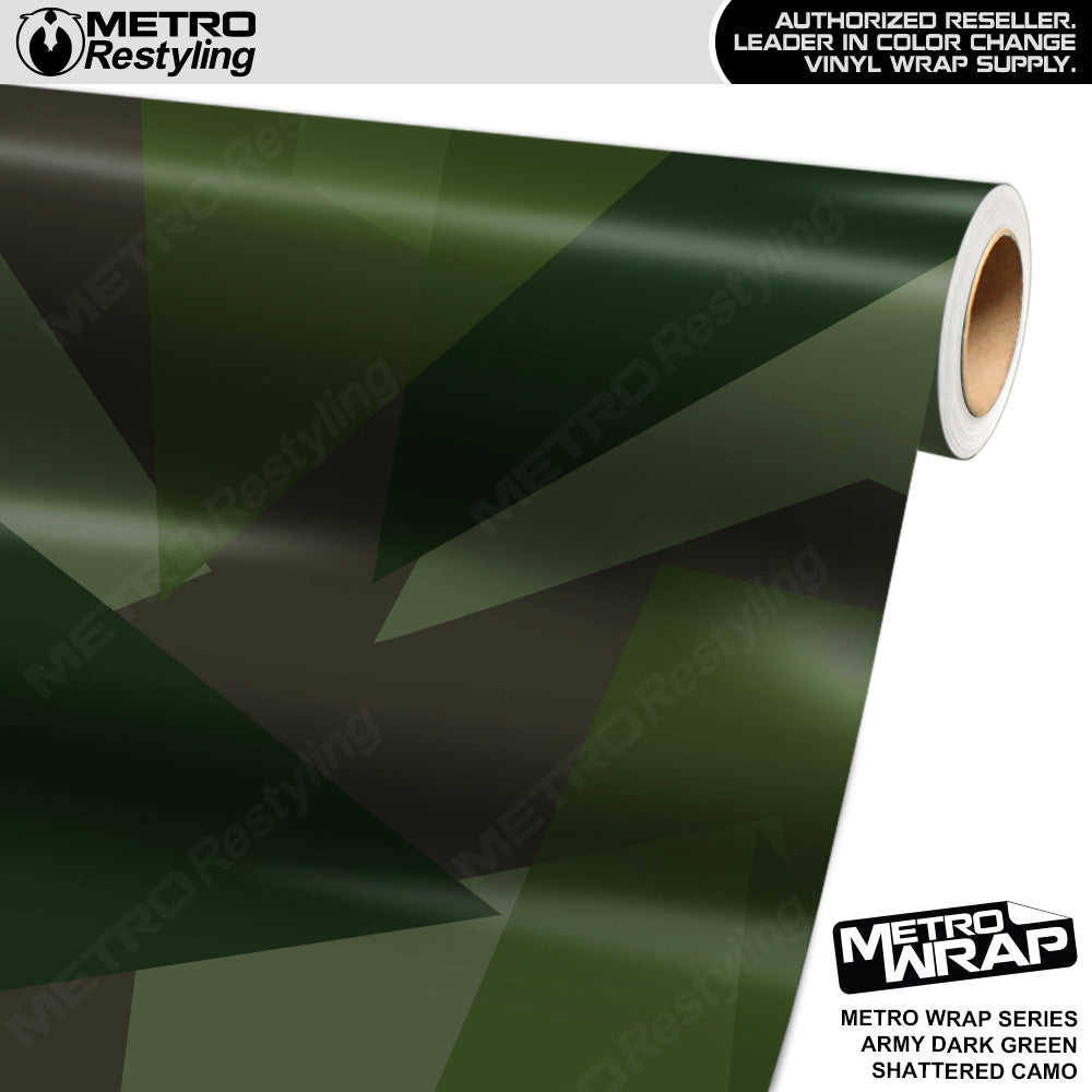 Metro Wrap Shattered Army Camouflage Vinyl Film