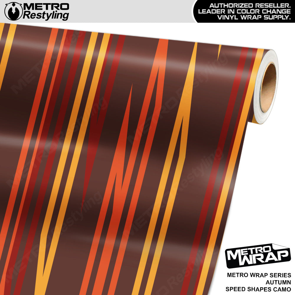 Metro Wrap Speed Shapes Autumn Vinyl Film