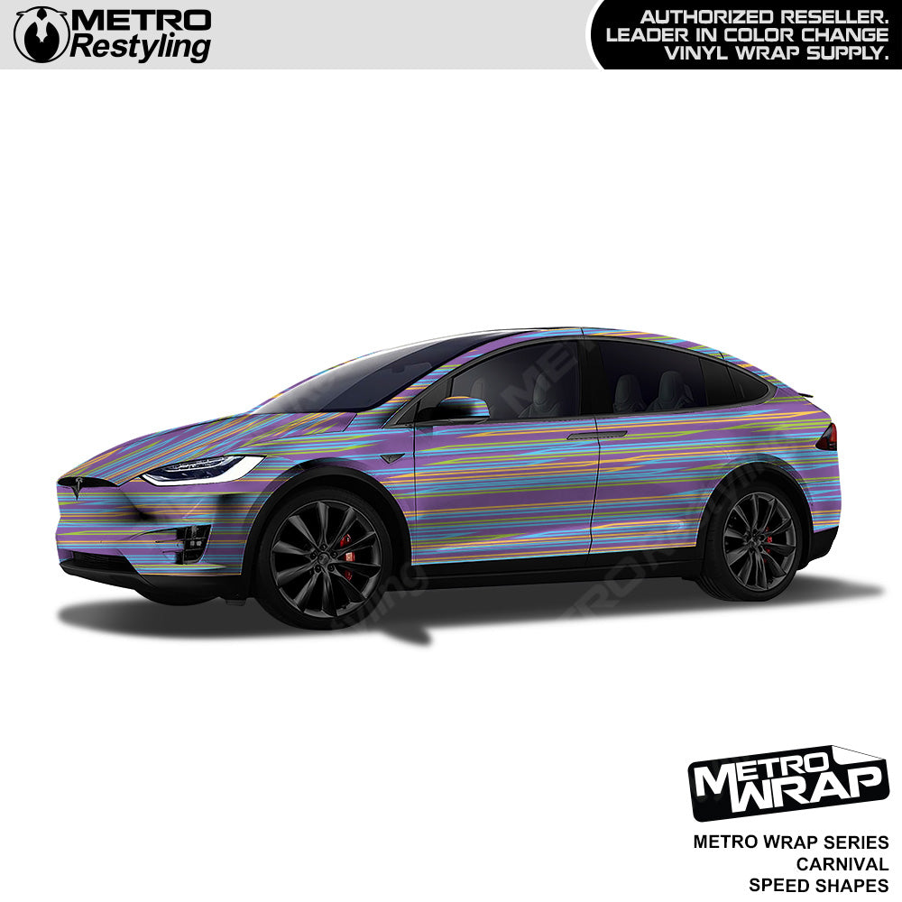 Metro Wrap Speed Shapes Carnival Vinyl Film