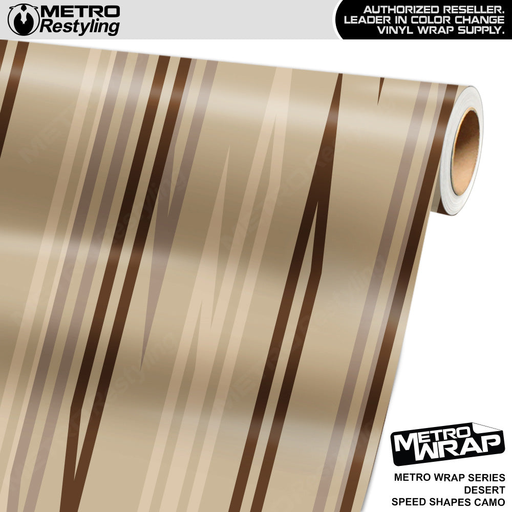 Metro Wrap Speed Shapes Desert Vinyl Film