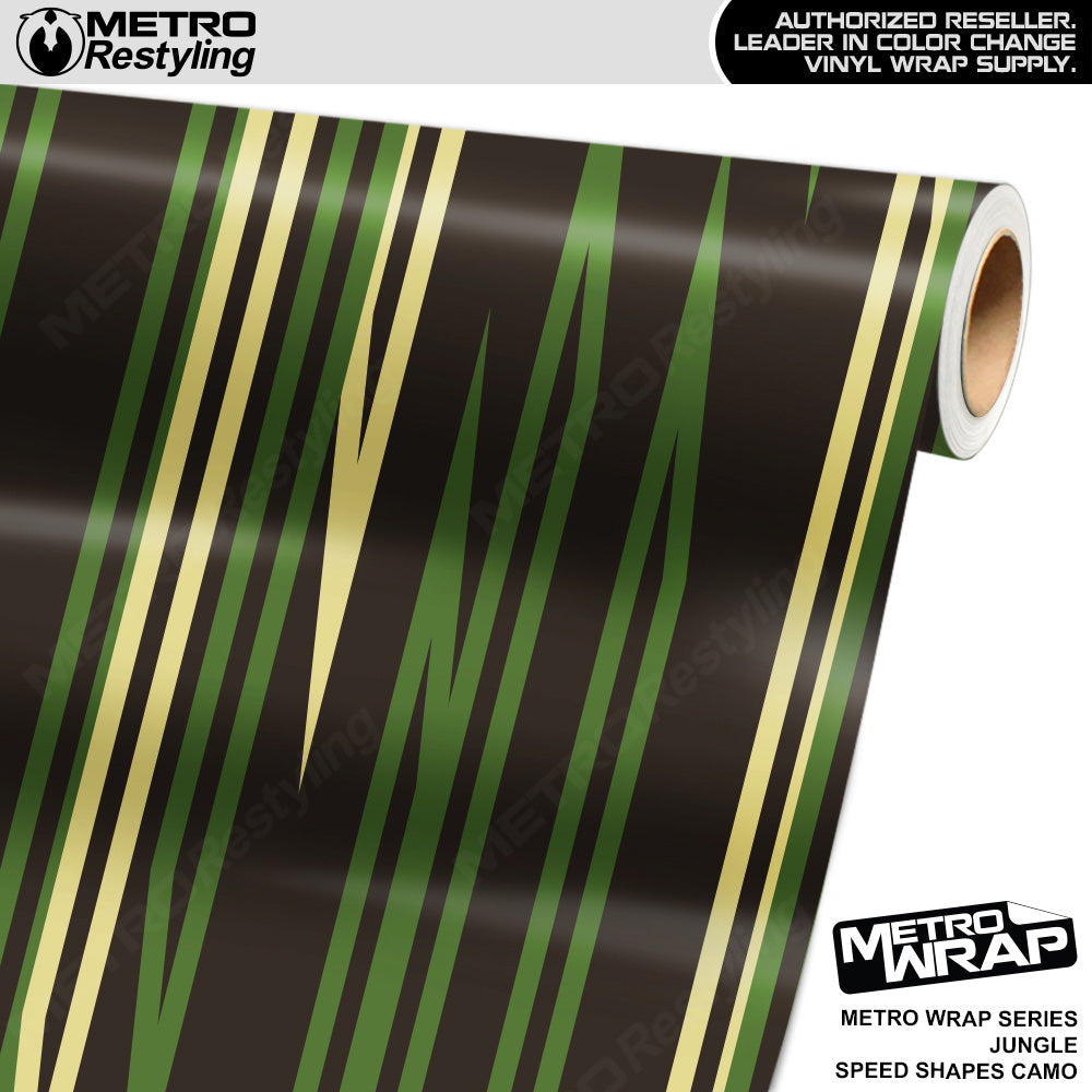 Metro Wrap Speed Shapes Jungle Vinyl Film