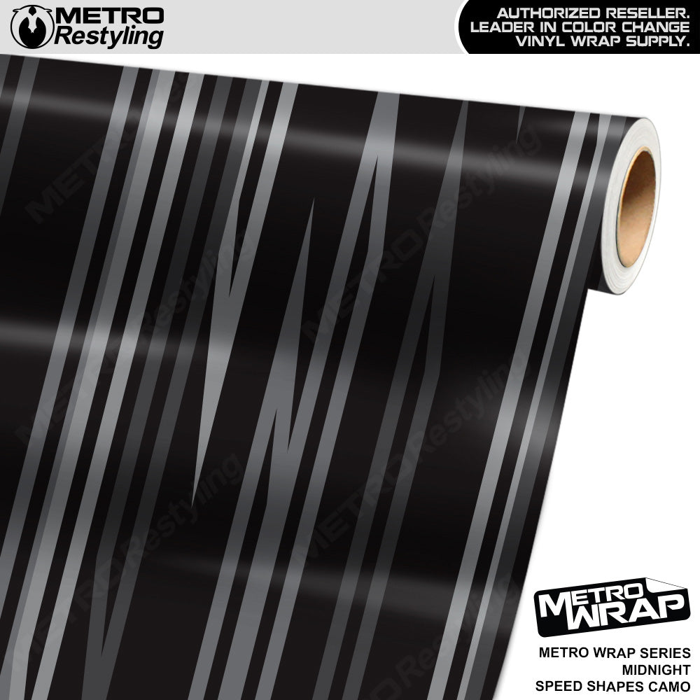 Metro Wrap Speed Shapes Midnight Vinyl Film