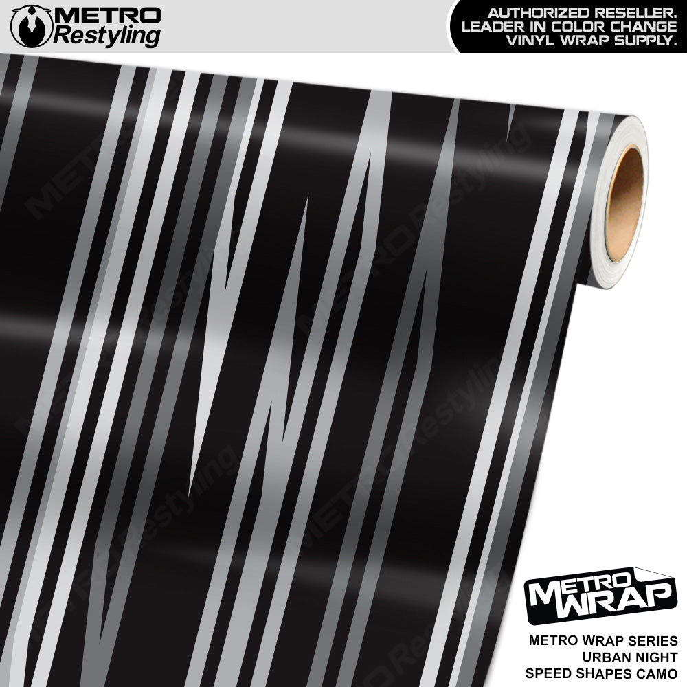 Metro Wrap Speed Shapes Urban Night Vinyl Film