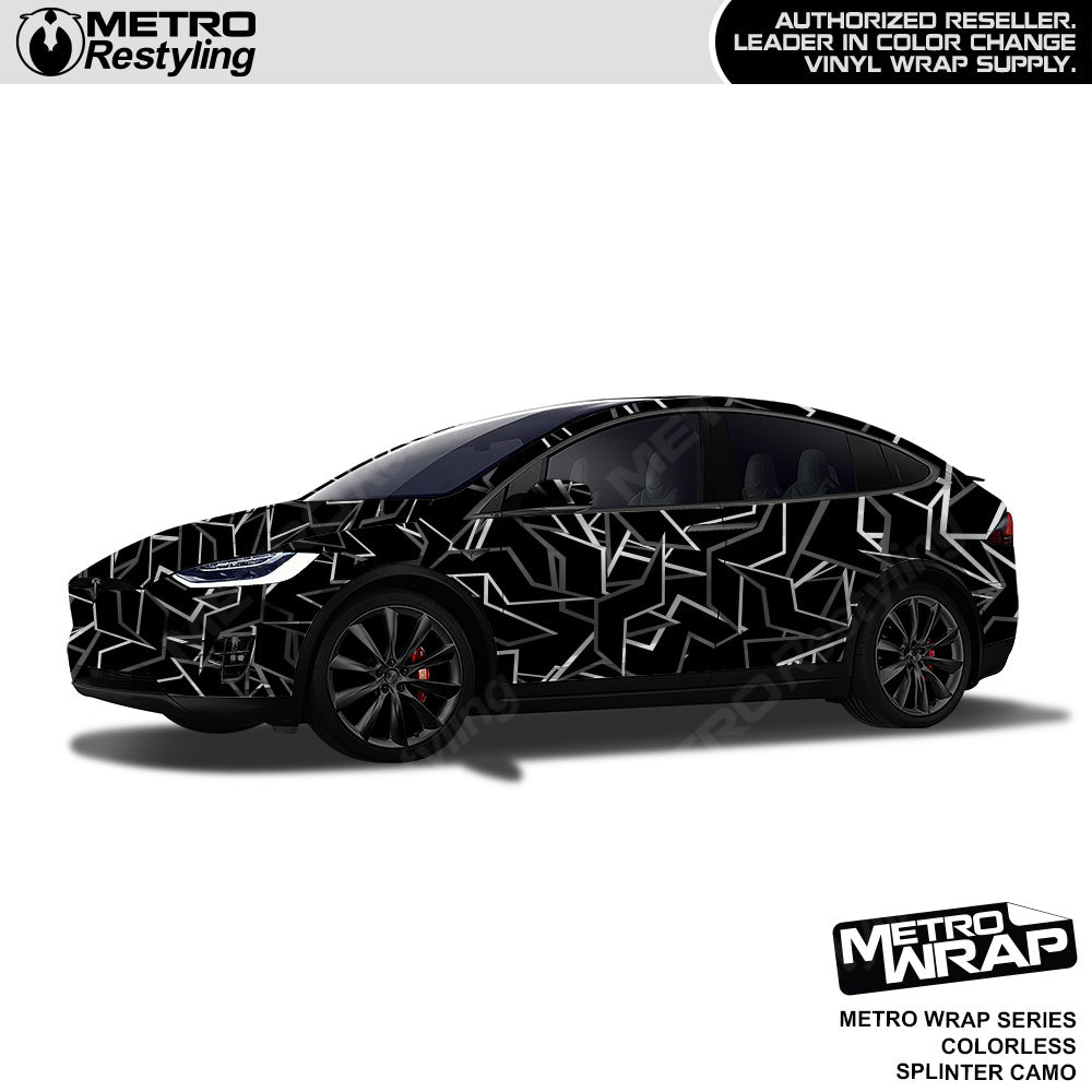 Metro Wrap Splinter Colorless Camouflage Vinyl Film