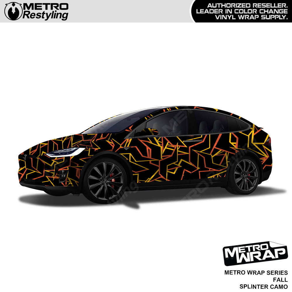 Metro Wrap Splinter Fall Camouflage Vinyl Film
