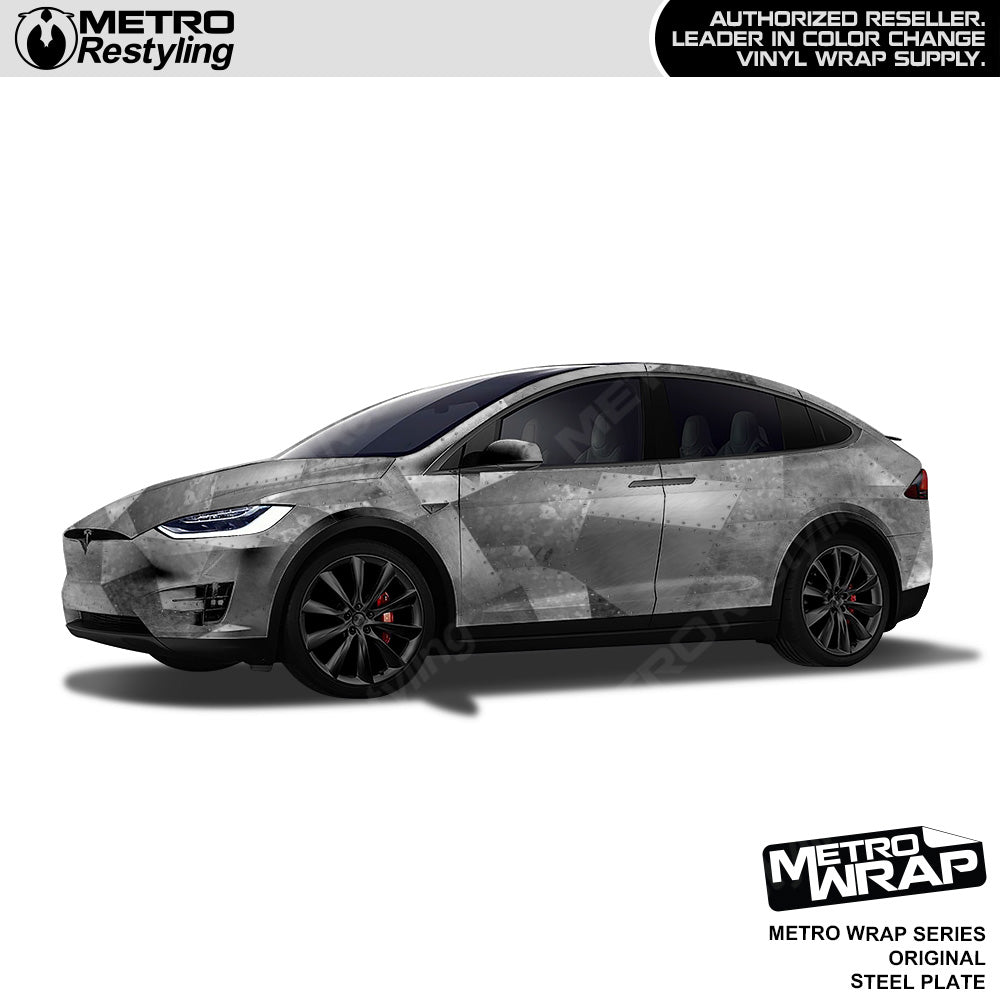 Metro Wrap Steel Plate Original Vinyl Film