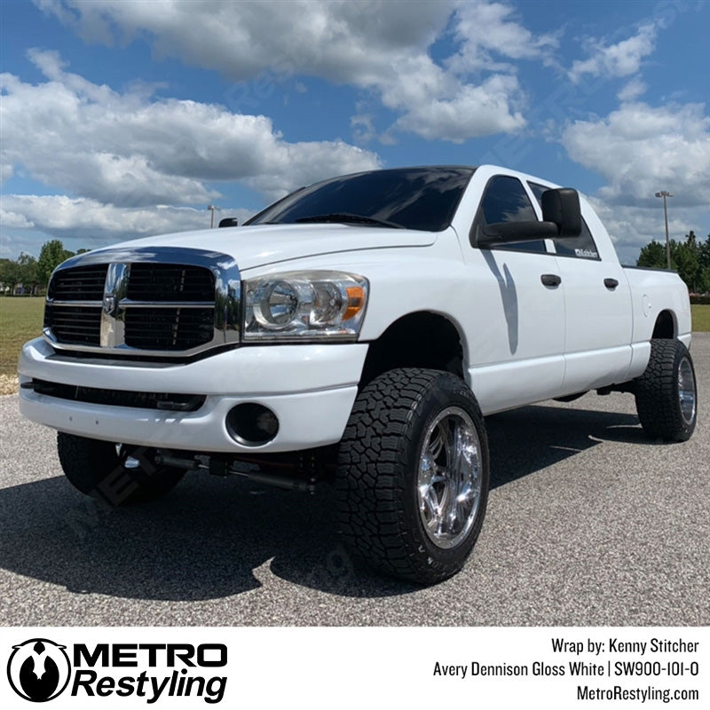 Avery Dennison SW900 Gloss White DODGE