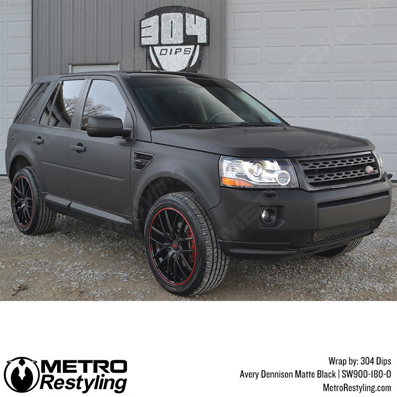 Matte Black Land rover
