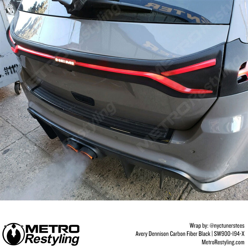 Avery Dennison SW900 Black Carbon Fiber