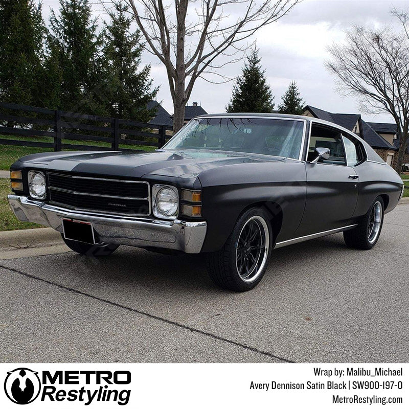 Satin Black Chevy