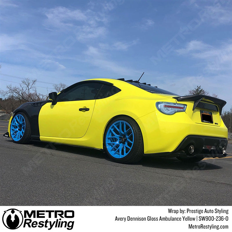 Avery Dennison SW900 Gloss Ambulance Yellow