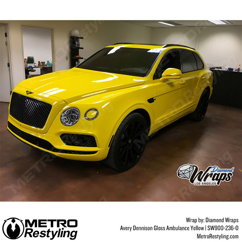 Avery Dennison SW900 Gloss Ambulance Yellow  Bentley