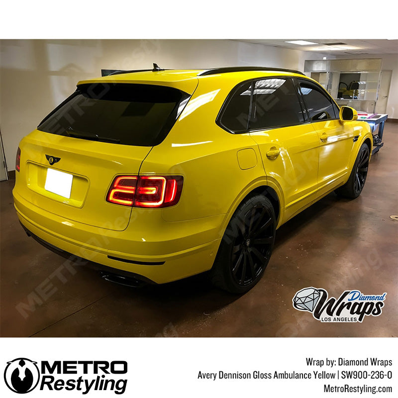 Avery Dennison SW900 Gloss Ambulance Yellow