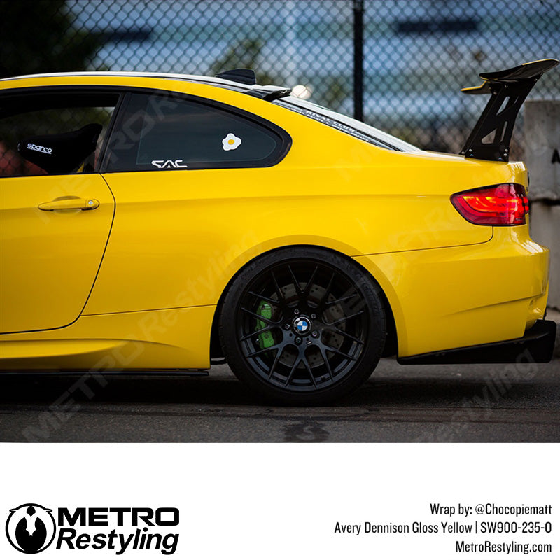 Gloss Yellow BMW