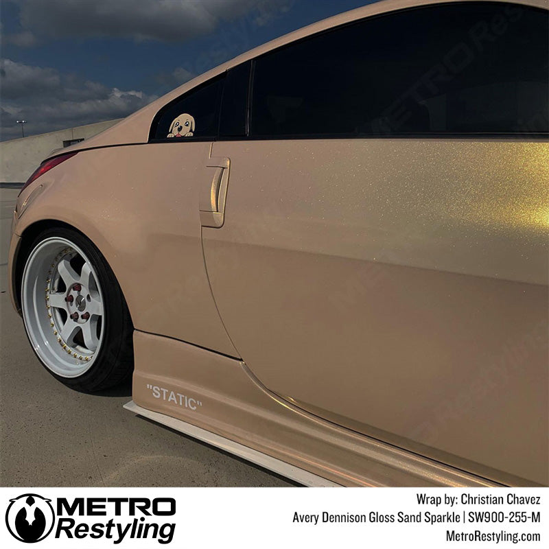 Gloss Sand Sparkle Vinyl Wrap