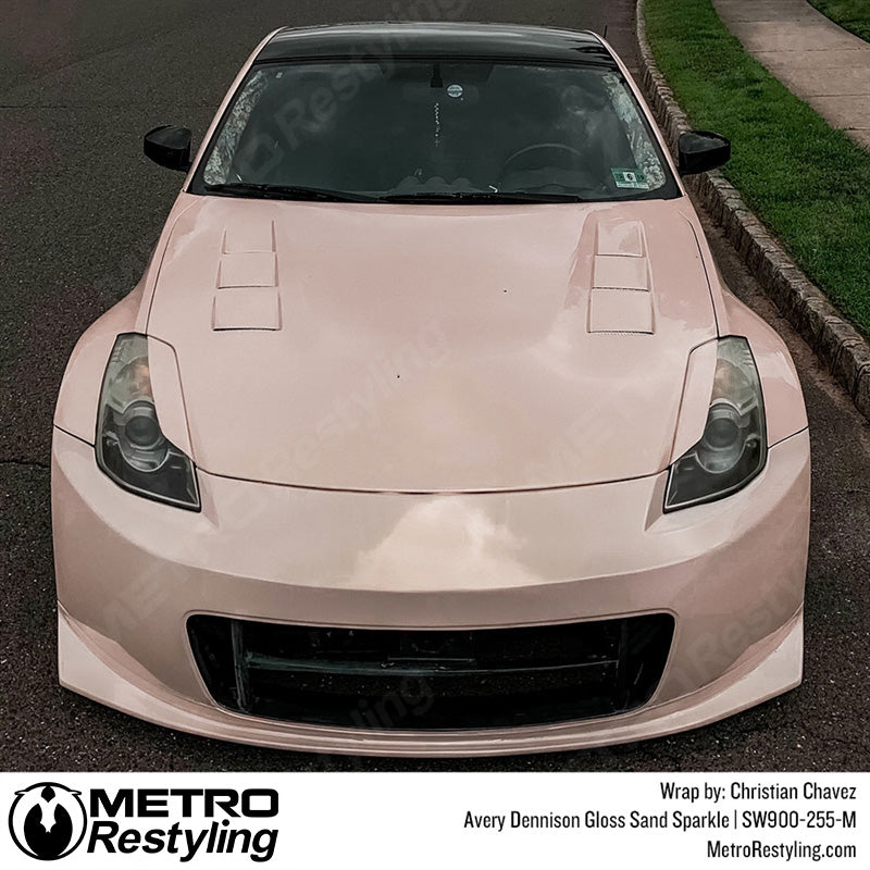 Gloss Sand Sparkle Vinyl Wrap