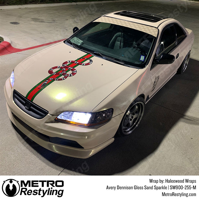 Gloss Sand Sparkle Vinyl Wrap