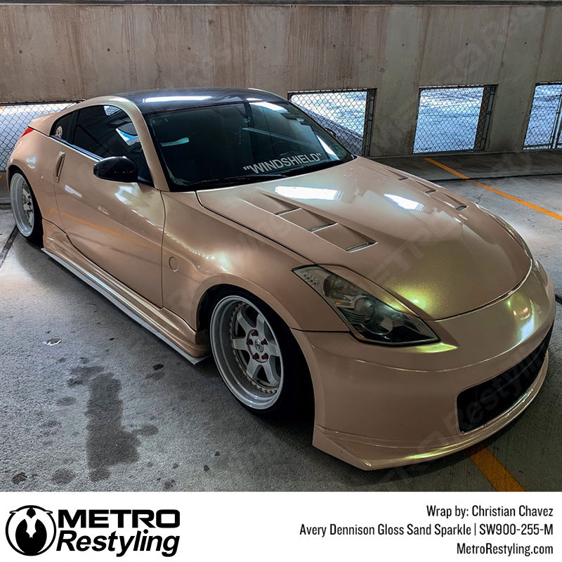 Gloss Sand Sparkle Vinyl Wrap