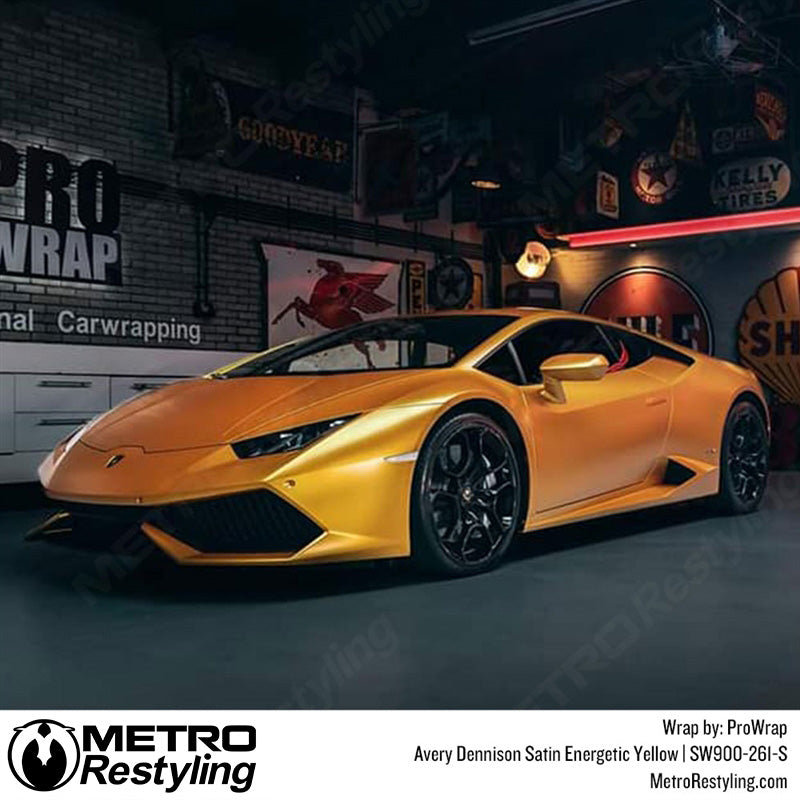 Satin Energetic Yellow Lambo