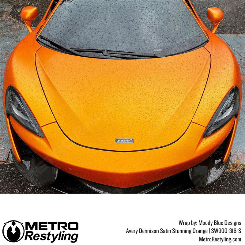 Satin Stunning Orange Mclaren