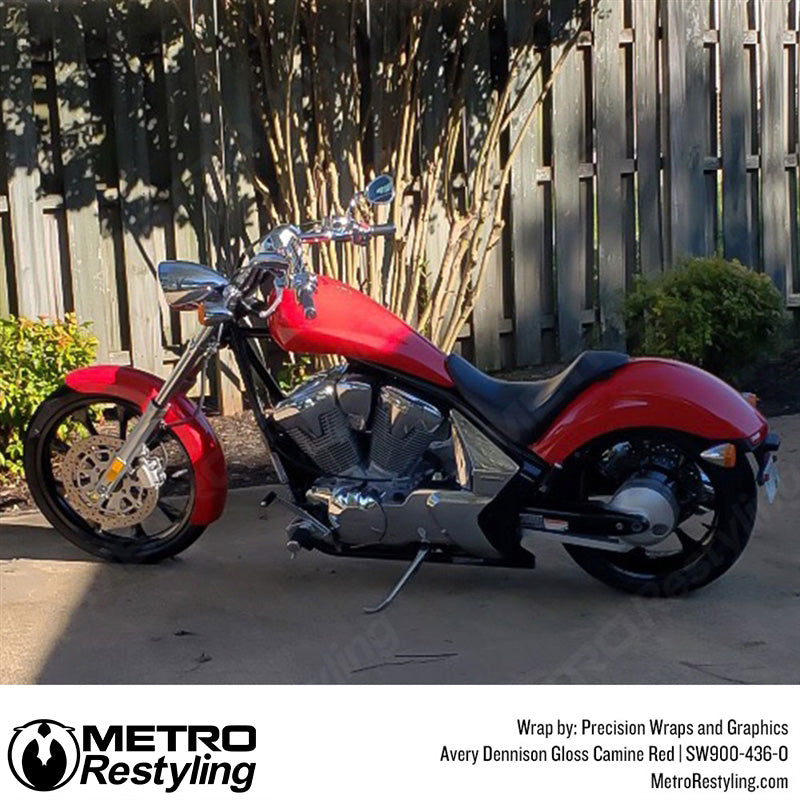 Gloss Carmine Red Motor cycle