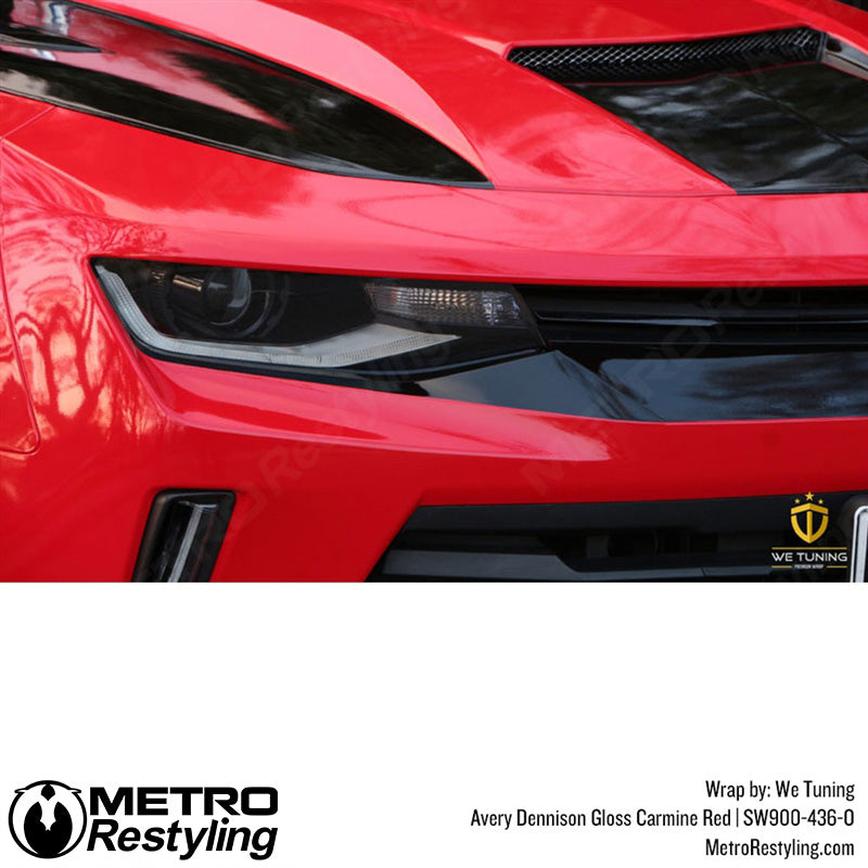Gloss Carmine Red car wrap