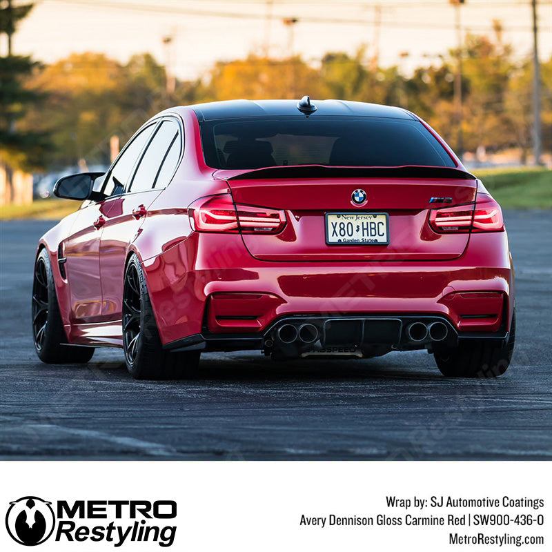 Gloss Carmine Red BMW