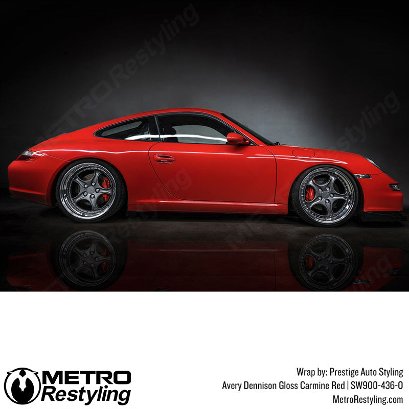 Gloss Carmine Red Porsche