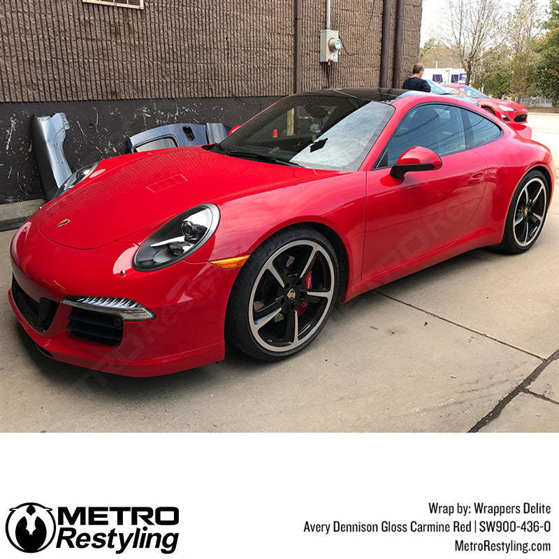 Gloss Carmine Red Porsche