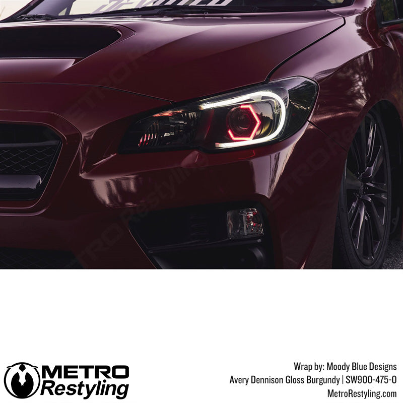 Avery Dennison SW900 Gloss Burgundy Vinyl Wrap | SW900-475-O