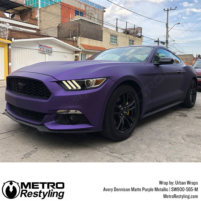 Matte Purple Metallic Mustang