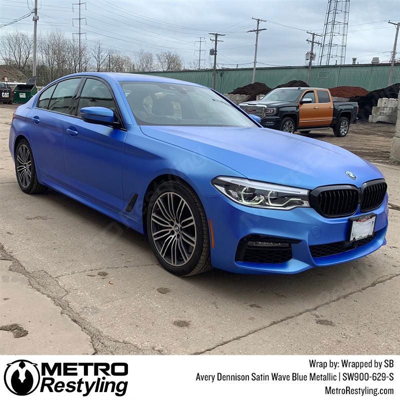 Satin Wave Blue BMW