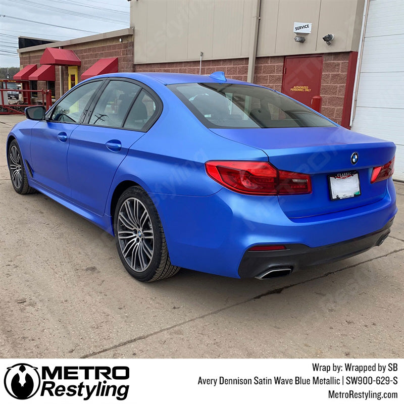 Satin Wave Blue BMW